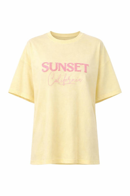 Kurzarmshirt Sunset
