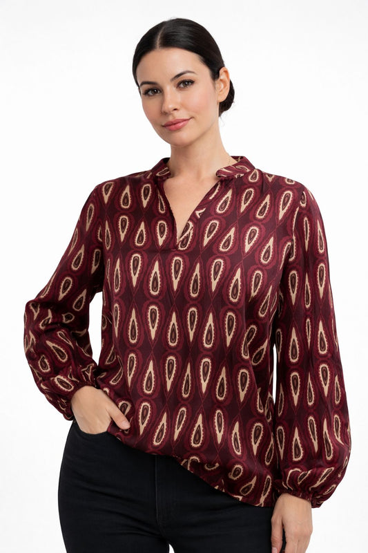 Bluse Burgundy