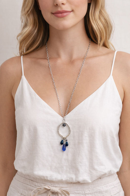 Kette Blue Drop