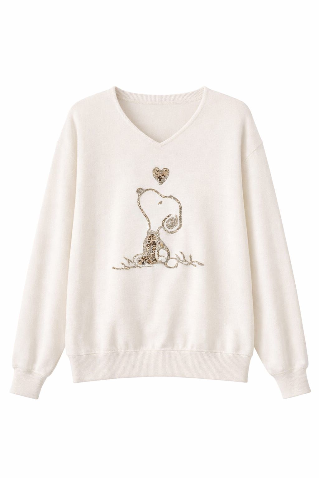 Pullover Snoopy White