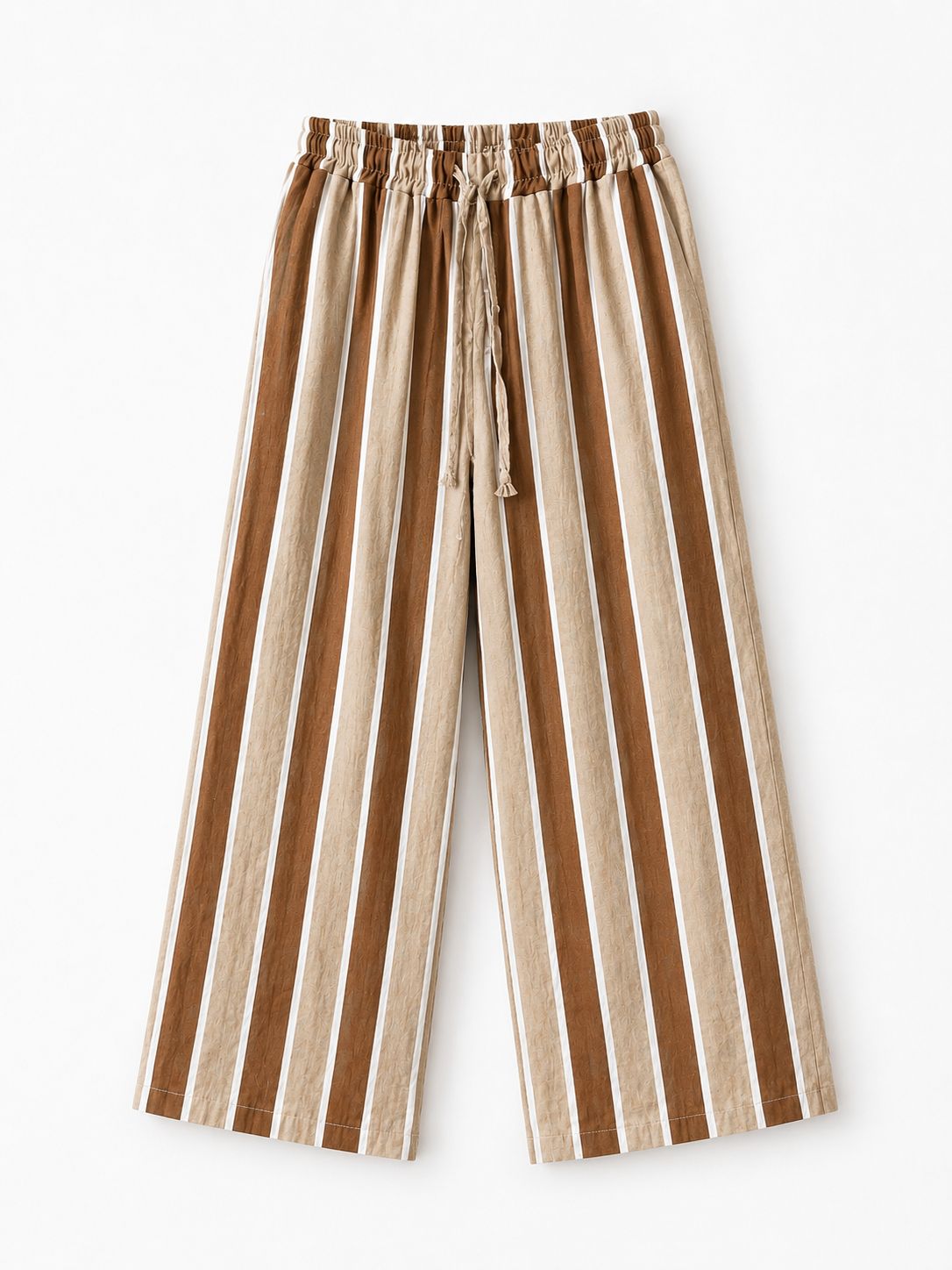 Gestreifte Baumwollhose